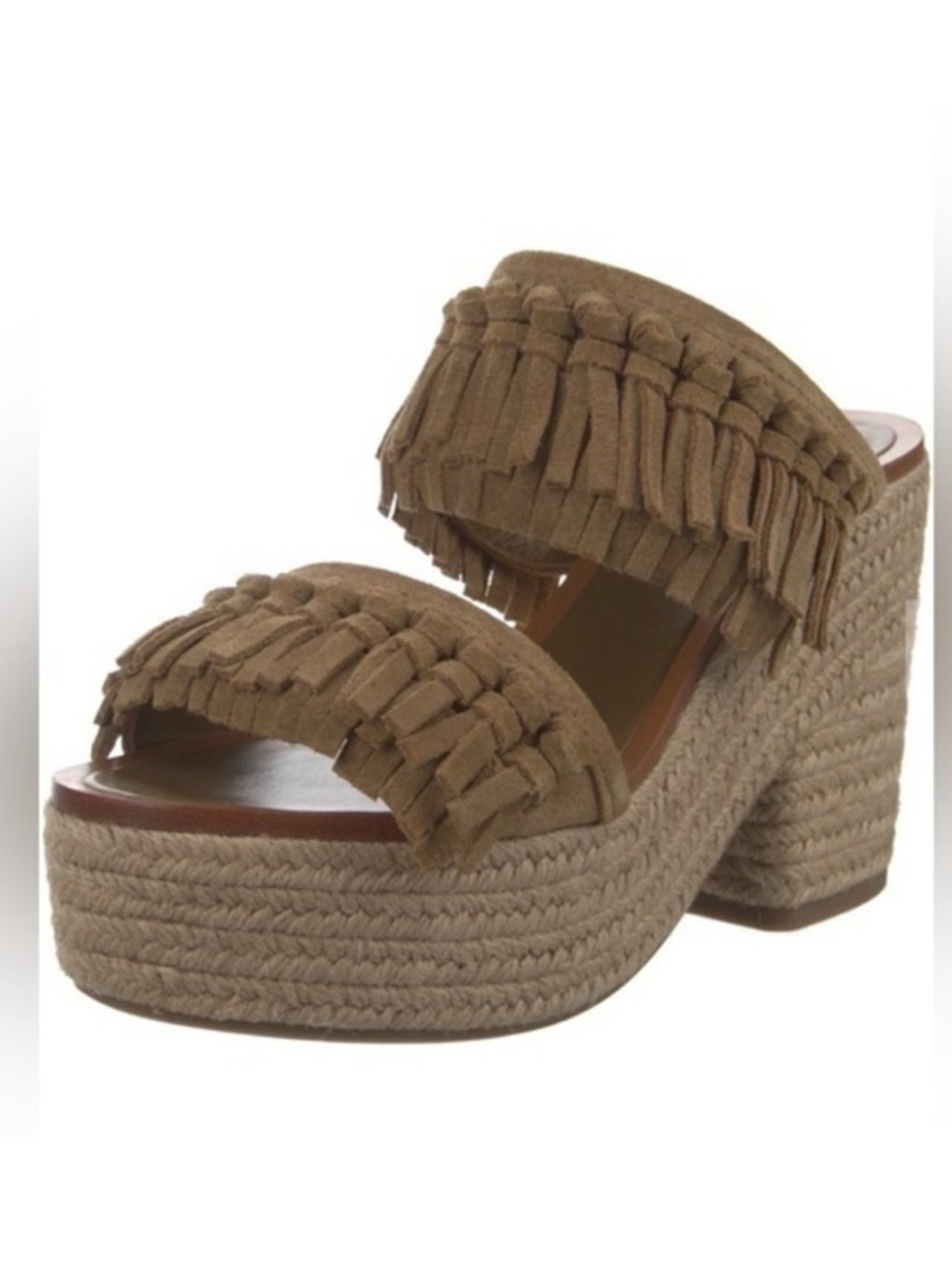 New ✨ Tory Burch Fringe Suede Espadrilles New Suede